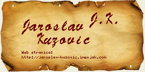Jaroslav Kuzović vizit kartica